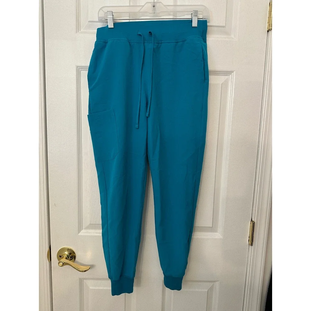 Mandala scrub set teal size S